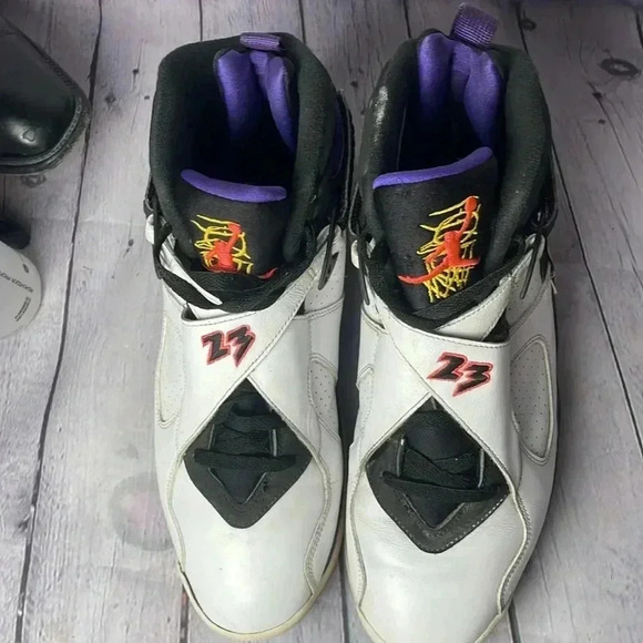 Nike Air Jordan 8 Retro Three Peat Size 11.5 OG VIII 305381-142 White Black main image 10